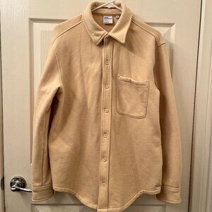 Aritzia TNA Sweat Fleece Boyfriend Fit Beige